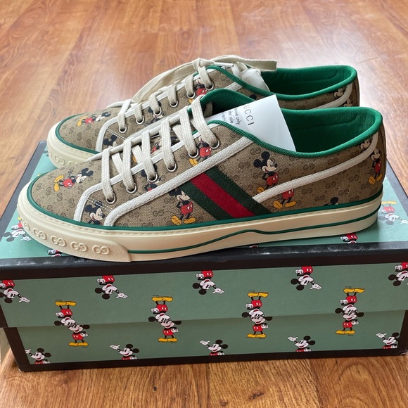 Gucci Shoes Gucci Disney Tennis 977 Mickey Mouse Poshmark